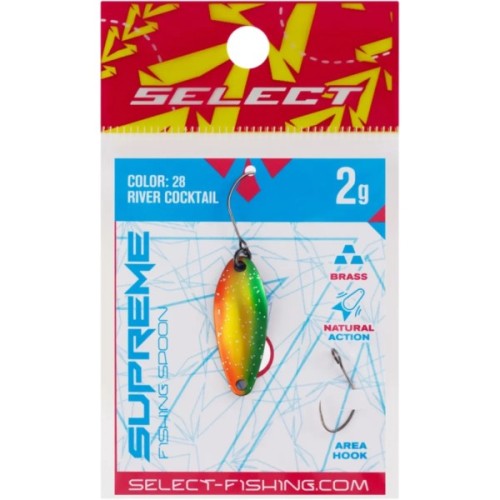 Блешня Select Supreme 2.0g 27mm 28 River Cocktail (1870.80.51)