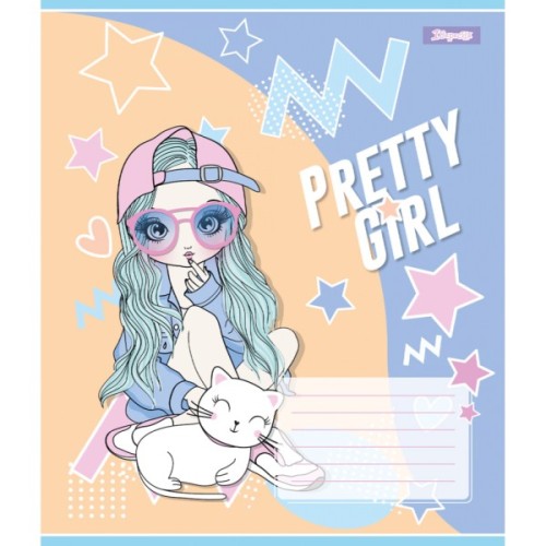 Зошит 1 вересня Pretty girl А5 12 аркушів лінія (767221)