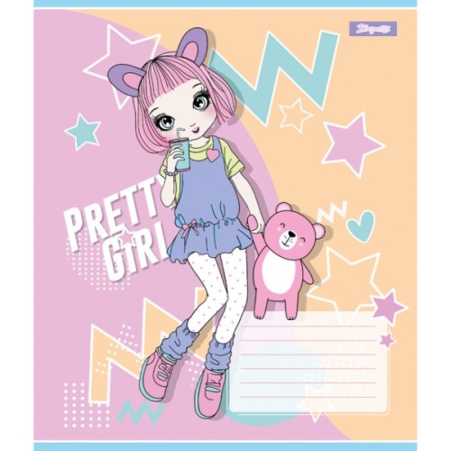 Зошит 1 вересня Pretty girl А5 12 аркушів лінія (767221)