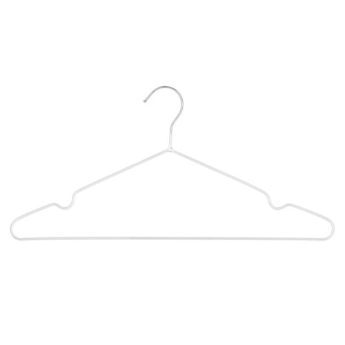 Плічка Ardesto Металеві з ПВХ покриттям Білі 40.5 см 10 шт. (ARHC2810W)