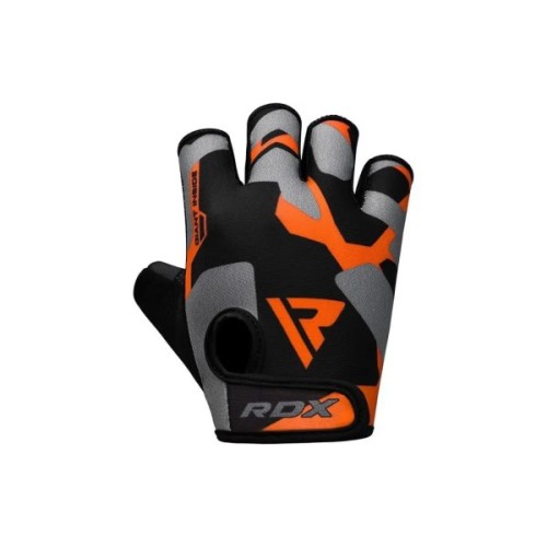 Рукавички для фітнесу RDX F6 Sumblimation Orange S (WGS-F6O-S)