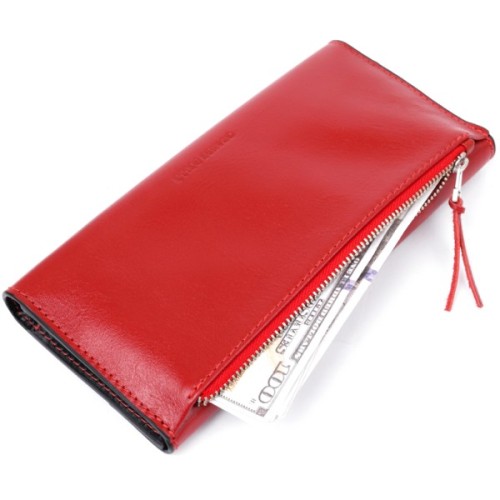 Гаманець Grande Pelle Червоний (11368)