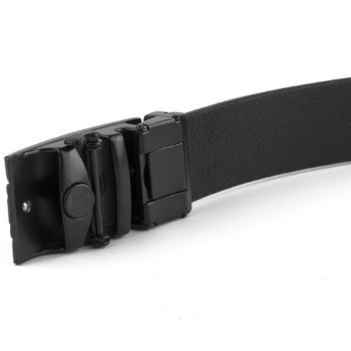 Ремінь Vintage Чоловічий з автоматичною пряжкою мозаїка Чорний (20299)