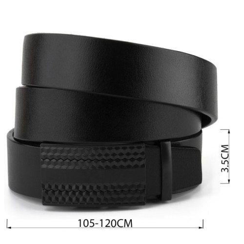 Ремінь Vintage Чоловічий з автоматичною пряжкою мозаїка Чорний (20299)