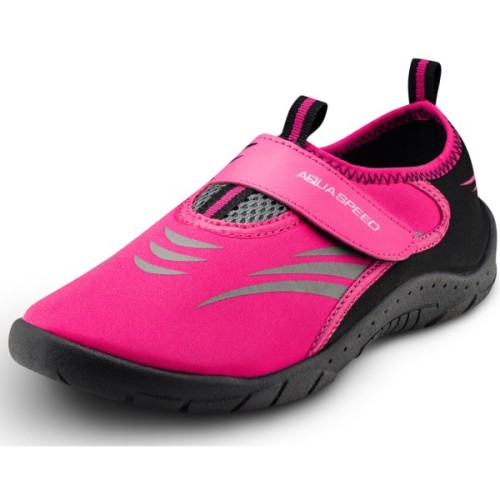 Аквашузи Aqua Speed Aqua Shoe Model 642-27C рожевий, сірий, чорний 35 (5908217676191)