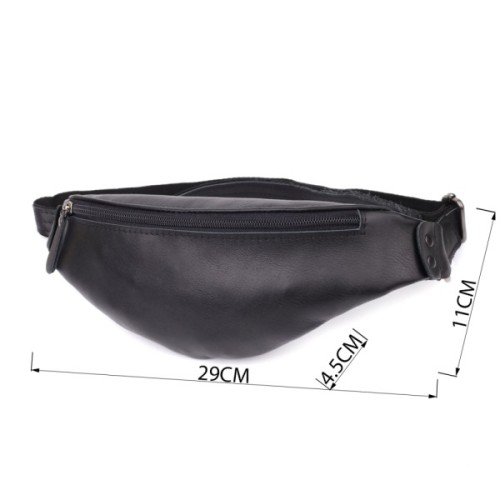 Сумка Shvigel З натуральної шкіри Чорна (23134)