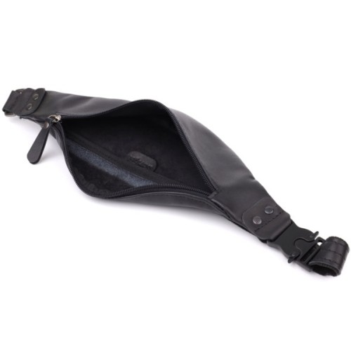 Сумка Shvigel З натуральної шкіри Чорна (23134)