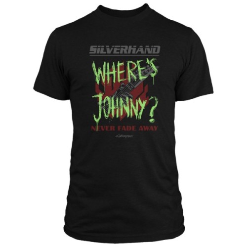 Футболка Jinx Cyberpunk 2077 - Johnny Fade Premium Tee Black, S (JINX-11913S)