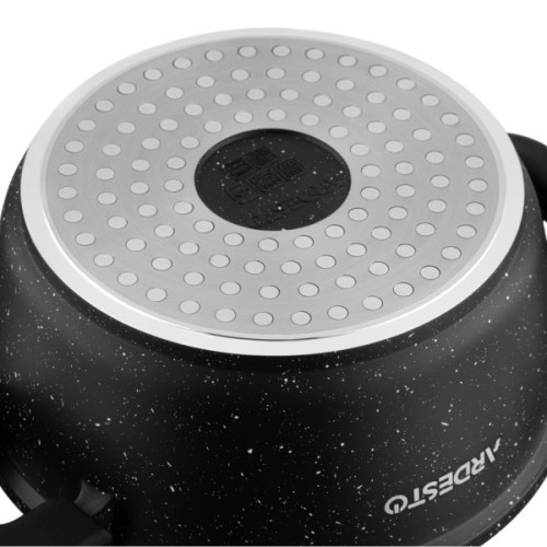 Каструля Ardesto Gemini Anzio, 1.2л, алюміній, чорний (AR2412GE)