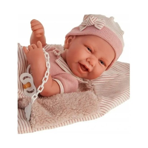 Пупс Antonio Juan Карла в ковдрі з м'яким вініловим тілом 42 см (5081)