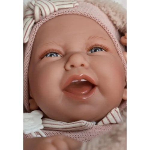 Пупс Antonio Juan Карла в ковдрі з м'яким вініловим тілом 42 см (5081)