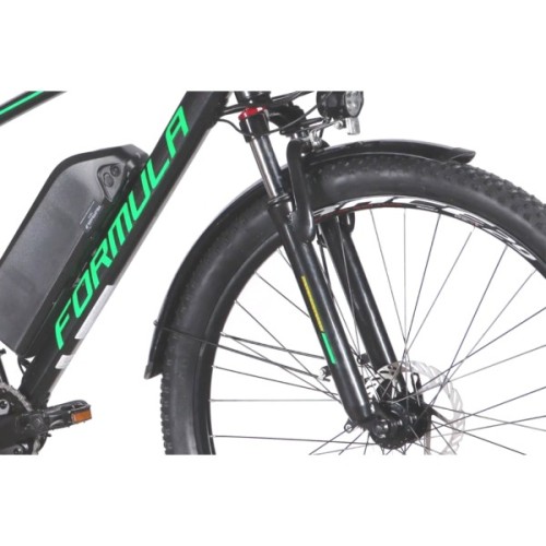 Електровелосипед Formula eCURSOR MAN AM DD 29" 19" 48B 13А*г 500Вт 2026 чорно-зелений (ELB-FR-29-242)