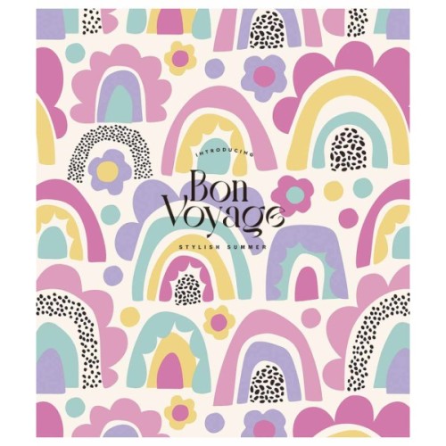 Зошит Школярик Bon Voyage 24 аркуша клітинка (024-3206K)