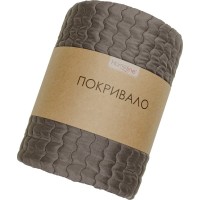 Покривало Home Line стьобане (шоколадний) 160х210 (178206)