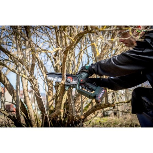 Ланцюгова пила Metabo MS 18 LTX 15 18V, 2Ah, шина 15см. кейс (600856500)