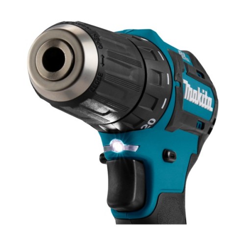 Шуруповерт Makita DF332DWYE, 10.8V, АКБ 2x1.5Ah, 21·35Нм, 0-450·0-1500об/хв, ЗП, кейс, 0.86кг (DF332DWYE)
