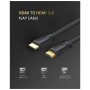 Кабель мультимедійний HDMI M to HDMI M 2.0m V2.0 4K black Ugreen (UGR-70159)