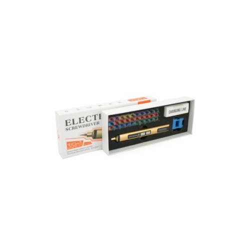 Викрутка акумуляторна Voltronic SW-80033, біти, 30шт., лопатка, пінцет, подовжувач, тримач 115мм, біти S2, Case (SW-80033)