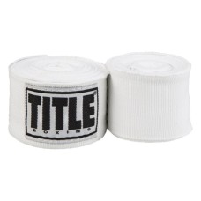 Бинт для спорту Title Boxing Select 180" Semi Elastic Mexican 4.5м White (SMHW XL WH) Бинт для спорту Title Boxing Select 180" Semi Elastic Mexican 4.5м White (SMHW XL WH)