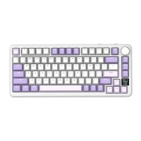 Клавіатура Attack Shark X85PRO RGB Wireless/Bluetooth/USB UA Lavender (X85PROL_AS)