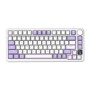 Клавіатура Attack Shark X85PRO RGB Wireless/Bluetooth/USB UA Lavender (X85PROL_AS)