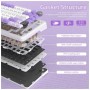 Клавіатура Attack Shark X85PRO RGB Wireless/Bluetooth/USB UA Lavender (X85PROL_AS)