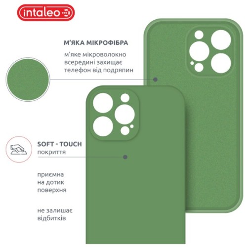 Чохол до мобільного телефона Intaleo SoftShell Apple iPhone 14 Pro Green (1283126562396)