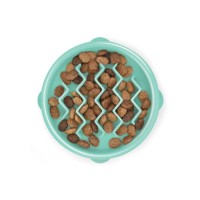 Посуд для собак Outward Hound Миска-лабіринт Fun Feeder хвиля XS м'ятна (0700603678292)