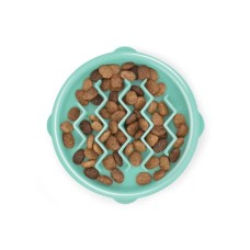 Посуд для собак Outward Hound Миска-лабіринт Fun Feeder хвиля XS м'ятна (0700603678292) Посуд для собак Outward Hound Миска-лабіринт Fun Feeder хвиля XS м'ятна (0700603678292)