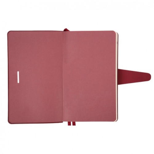 Тижневик Leo planner датований 2026 "Alpha", м‘який, бордовий, 352 сторінки (252630)