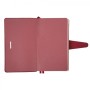 Тижневик Leo planner датований 2026 "Alpha", м‘який, бордовий, 352 сторінки (252630)