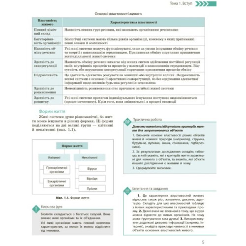 Підручник Біологія і екологія. Профільний рівень. 10 клас - К.М. Задорожний, О.М. Утєвська Ранок (9786170943620)