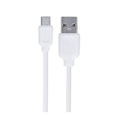 Дата кабель USB 2.0 AM to Micro 5P 1.0m 2.1A white XO (NB36-M-1-WH)