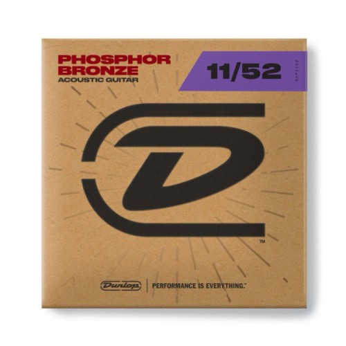 Струни для гітари Jim Dunlop Phosphor Bronze Acoustic Guitar Strings (11-52) (DAP1152)