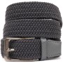 Ремінь Vintage Текстильний чоловічий Сірий (20522)