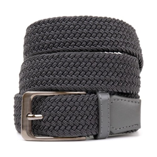 Ремінь Vintage Текстильний чоловічий Сірий (20522)