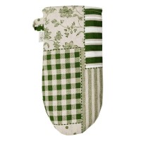 Кухонна прихватка Прованс Рукавичка Печворк зелений Господиня (031512)