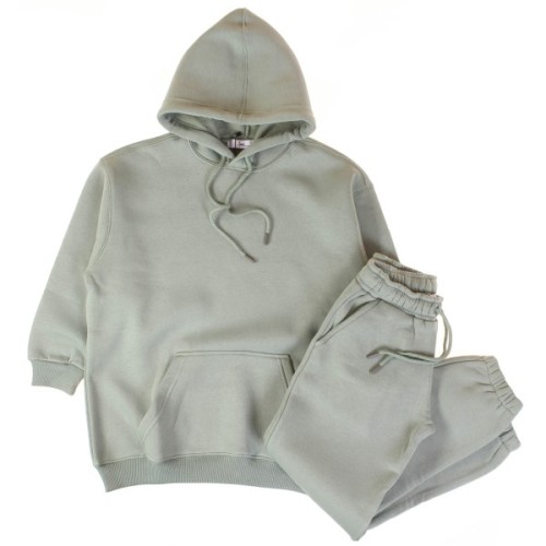 Спортивний костюм дитячий A-Yugi флісовий (7205-146G-green)