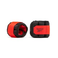 Обважнювач Reebok Flexlock Ankle Weights чорний, червоний RAWT-11270 0.5 кг (885652017237)