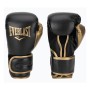 Боксерські рукавички Everlast PowerLock Boxing Training Gloves P00002661 чорний, золотий 10 унцій (009283611965)