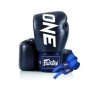 Боксерські рукавички Fairtex BGV1-ONE (натуральна шкіра) Blue 12 унцій (бинти в комплекті) (BGV1-ONE_12oz_Blue)