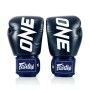 Боксерські рукавички Fairtex BGV1-ONE (натуральна шкіра) Blue 12 унцій (бинти в комплекті) (BGV1-ONE_12oz_Blue)