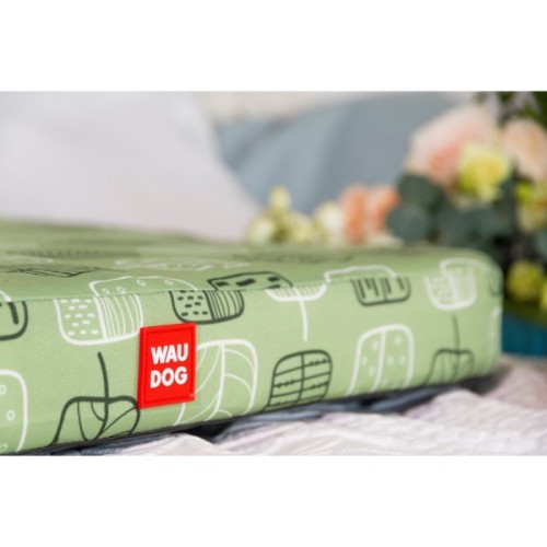 Чохол на матраци для тварин WAUDOG Relax Зелене листя М 80х55 см (1309-0108)