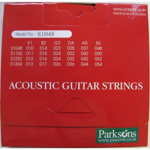 Струни для гітари Parksons Acoustic XL (10-48) (S1048)