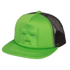 Кепка Jinx Minecraft - Who's Deboss Creeper Youth Snapback Green (JINX-10370)