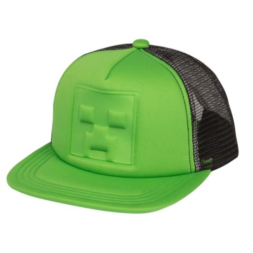 Кепка Jinx Minecraft - Who's Deboss Creeper Youth Snapback Green (JINX-10370)
