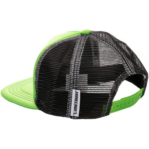 Кепка Jinx Minecraft - Who's Deboss Creeper Youth Snapback Green (JINX-10370)