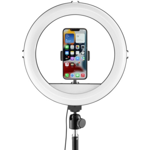 Набір блогера Hama Smartphone Tripod Steady-120 V2, 185см, Bluetooth, LED ring (00004659)