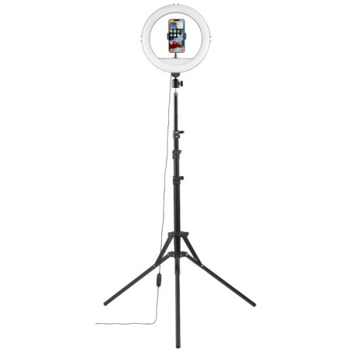 Набір блогера Hama Smartphone Tripod Steady-120 V2, 185см, Bluetooth, LED ring (00004659)