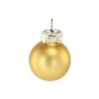 Ялинкова іграшка Chomik скляні кульки 24 шт, 2,5 см, золотисті (5900779882126_1)
